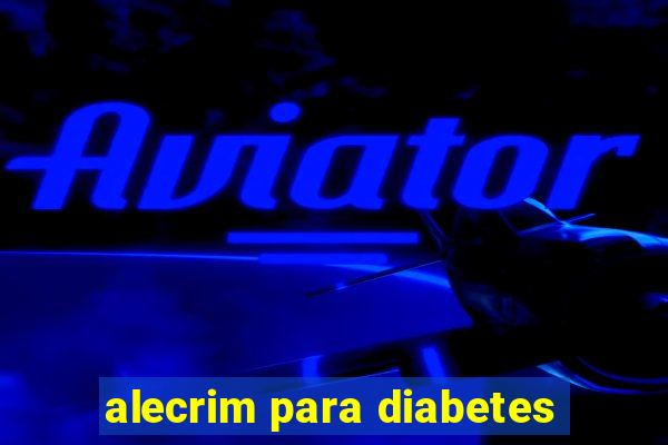 alecrim para diabetes